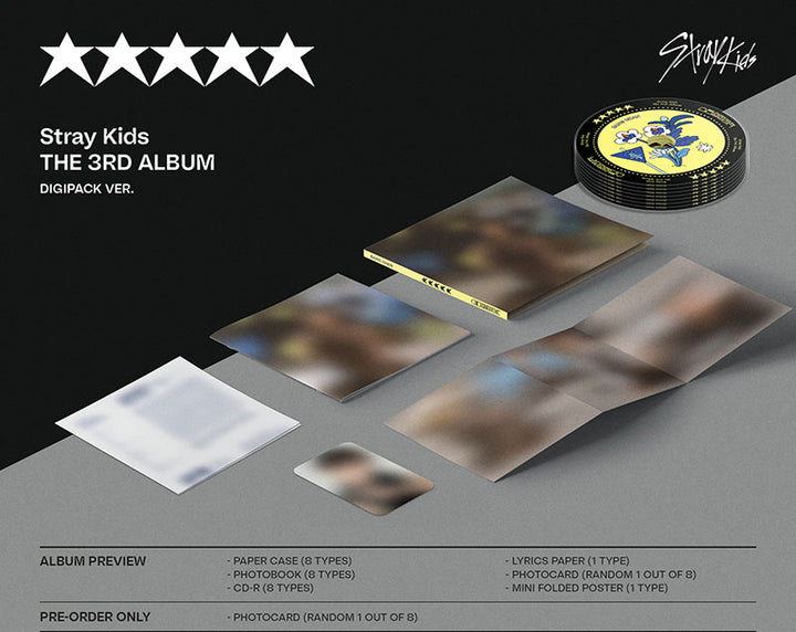 STRAY KIDS - 5-STAR (★★★★★) Digipack Ver.