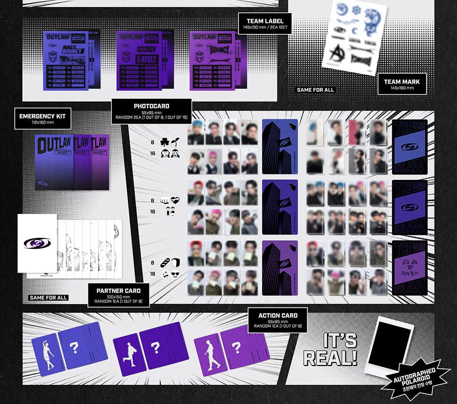 ATEEZ - THE WORLD EP.2 : OUTLAW (9th Mini-Album) - Seoul-Mate