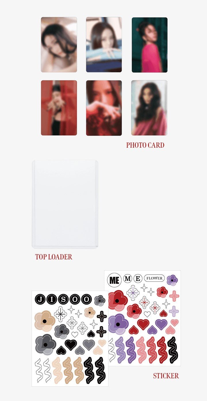 Blackpink Jisoo - ME - Photo Card Deco Kit - Seoul-Mate
