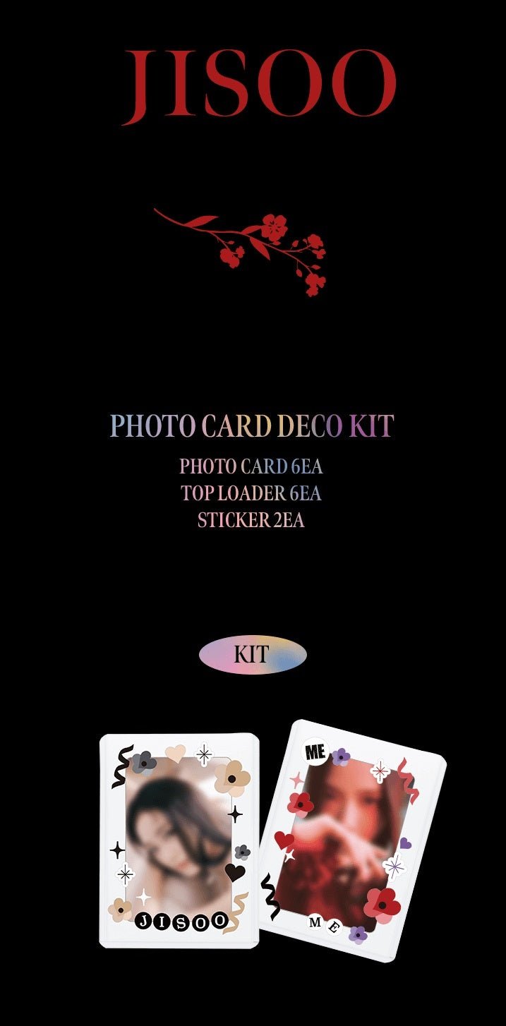 Blackpink Jisoo - ME - Photo Card Deco Kit - Seoul-Mate