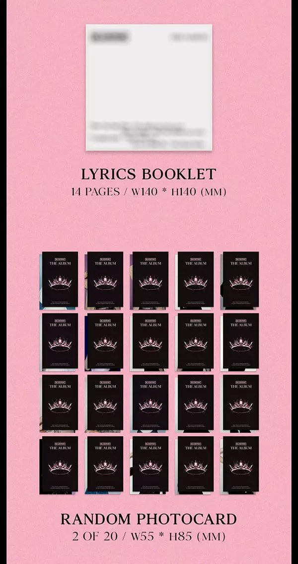BLACKPINK - THE ALBUM (1st Full Studio-Album) - Seoul-Mate