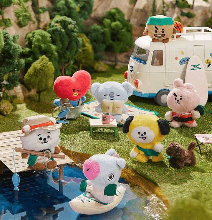BT21 - 22 In The Forest Mini Plush Stofftier - Seoul-Mate