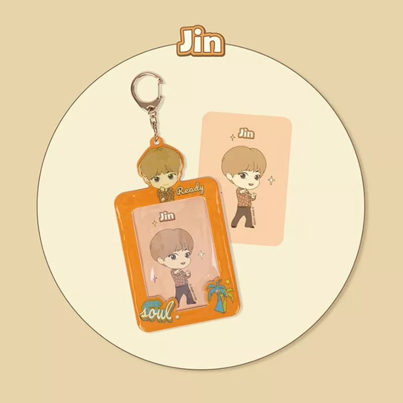 BTS - TinyTan Dynamite Photocard Key Holder Jin