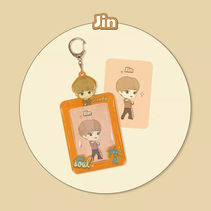 BTS - TinyTan Dynamite Photocard Key Holder Jin