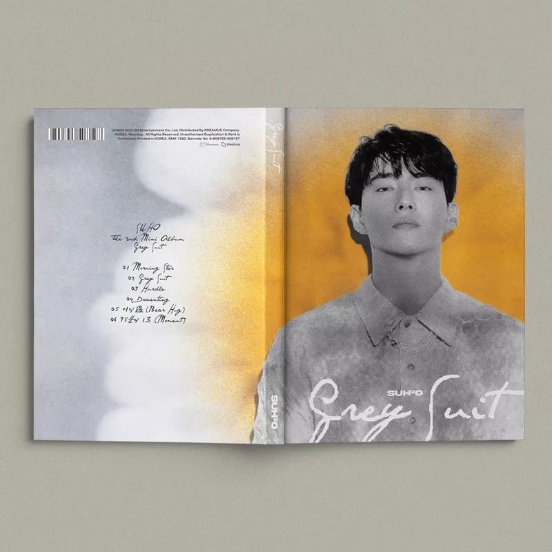EXO Suho - Grey Suit (2nd Mini-Album)#version_photobook-grey-ver