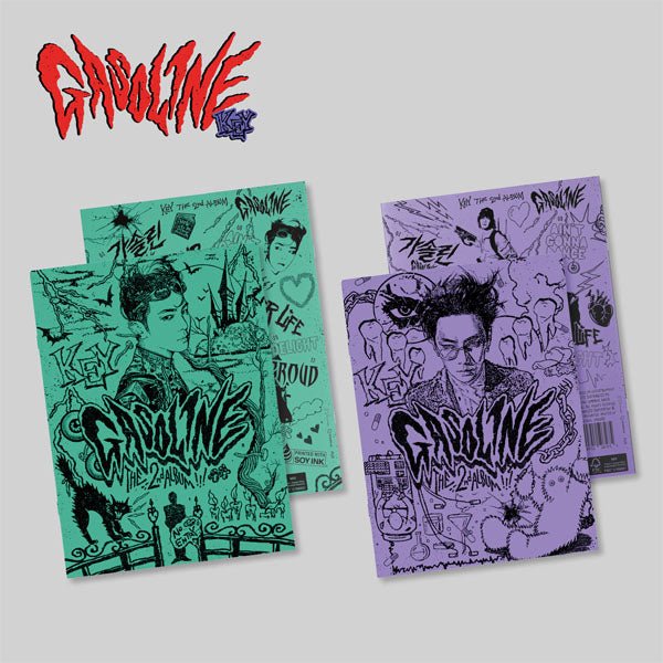 KEY - GASOLINE The 2nd Album (Booklet Ver.)