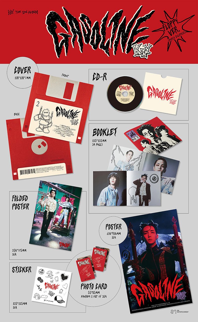 KEY - GASOLINE The 2nd Album (Floppy Ver.)