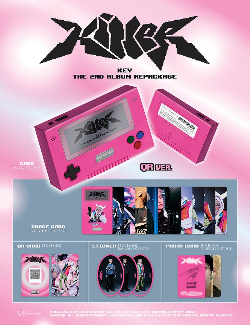 KEY - Killer (2nd Repackage Album) (QR Ver.) - Seoul-Mate