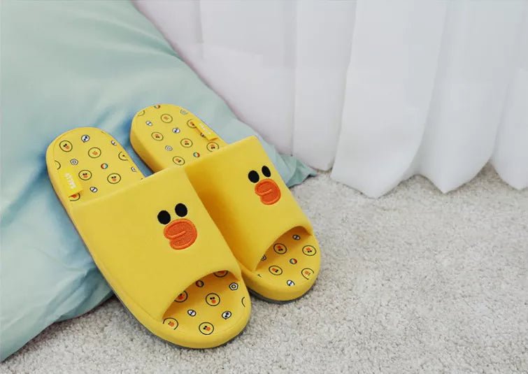 LINE FRIENDS - Brown & Friends Hausschuhe (Slippers) - Seoul-Mate
