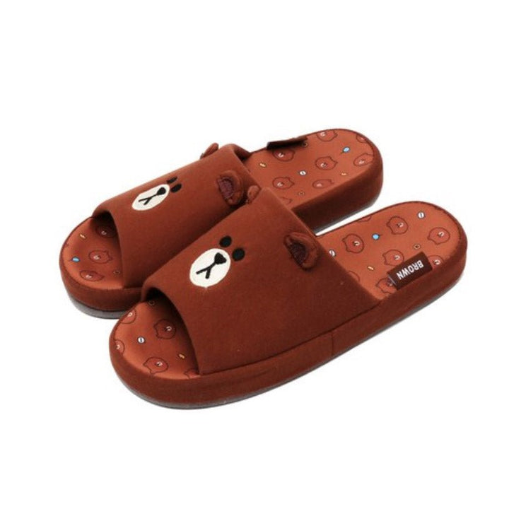 LINE FRIENDS - Brown & Friends Hausschuhe (Slippers) - Seoul-Mate