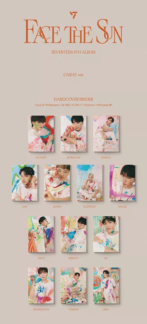 SEVENTEEN - Face The Sun Random CARAT Ver. (4th Full Album)