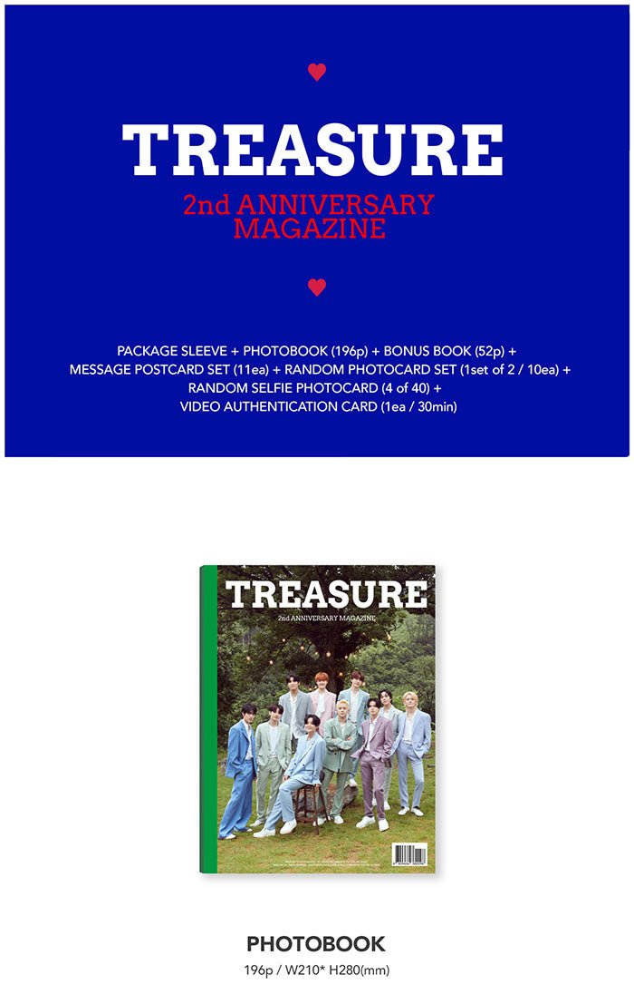 TREASURE - 2ND ANNIVERSARY MAGAZINE
