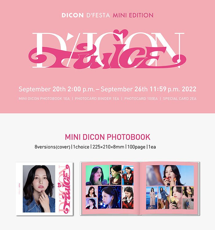 Twice - DICON D’FESTA MINI EDITION - Seoul-Mate