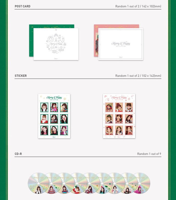 TWICE - Merry & Happy (1st Repackage Album) - Seoul-Mate