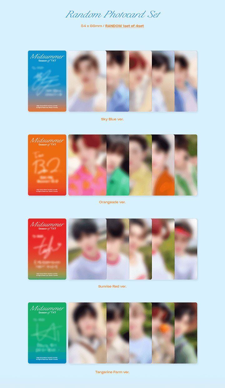 TXT (Tomorrow X Together) - Season of TXT: Midsummer + WeVerse Gift - Seoul-Mate