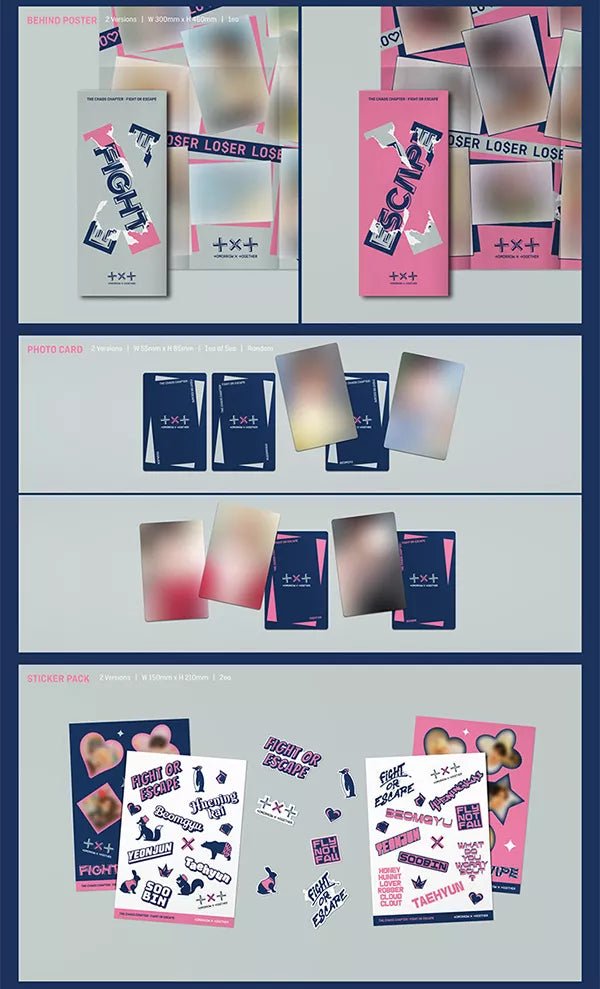 TXT (Tomorrow x Together) - The Chaos Chapter: Fight or Escape (1st Repackage Album) - Seoul-Mate