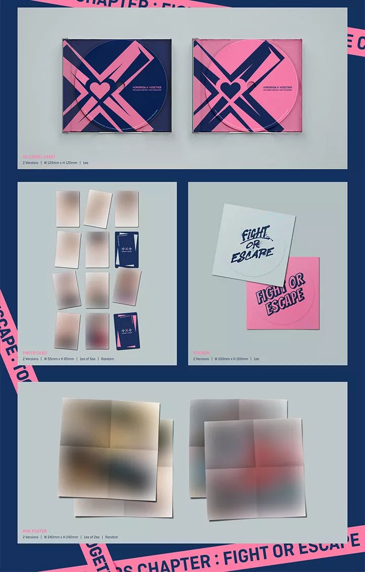 TXT (Tomorrow x Together) - The Chaos Chapter: Fight or Escape (1st Repackage Album) - Seoul-Mate