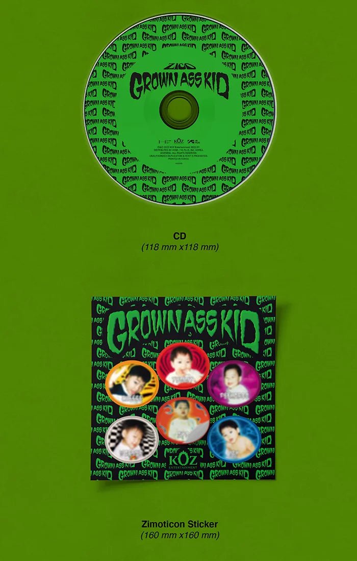 ZICO - Grown Ass Kid (4th Mini-Album) - Seoul-Mate