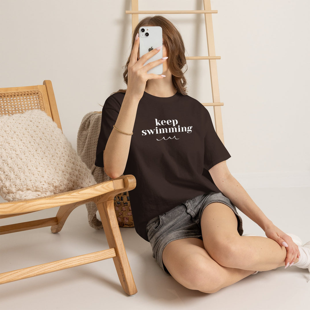 Camiseta de fan de BTS "Keep Swimming"
