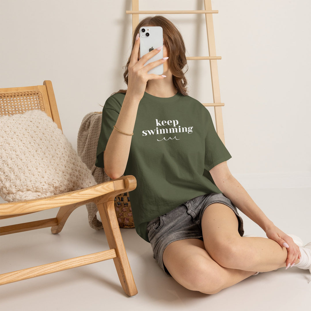 Camiseta de fan de BTS "Keep Swimming"