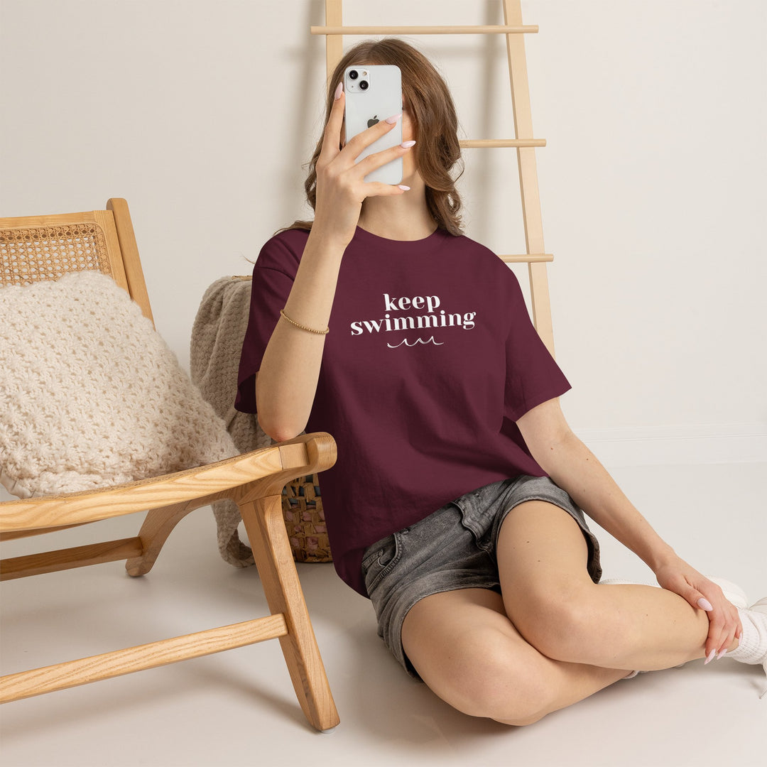 Camiseta de fan de BTS "Keep Swimming"