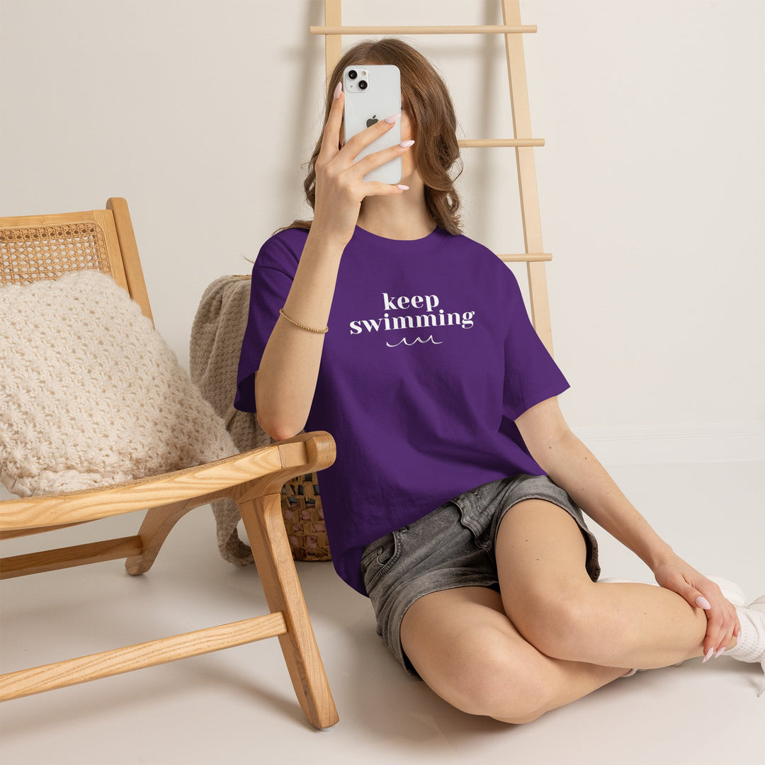 Camiseta de fan de BTS "Keep Swimming"