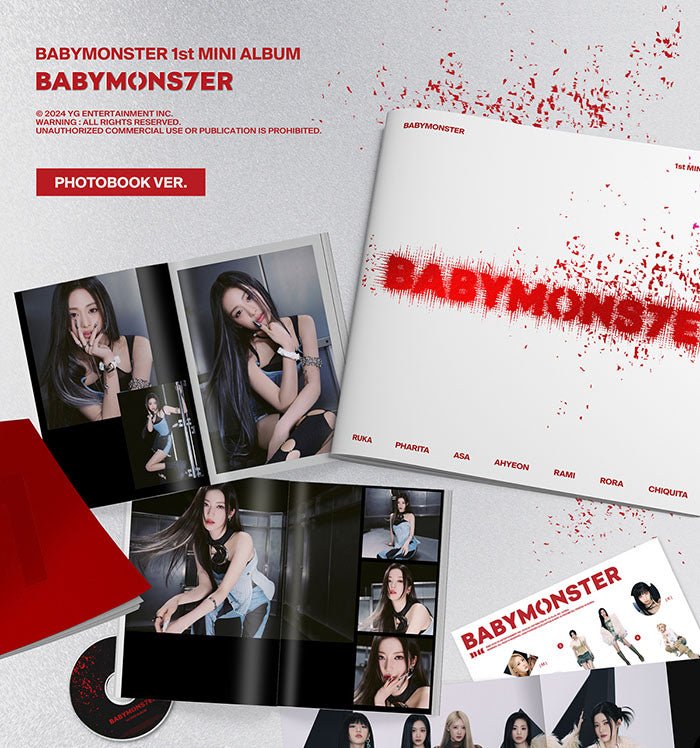 BABYMONSTER - 1st Mini Album [BABYMONS7ER] Photobook Ver. - Seoul-Mate