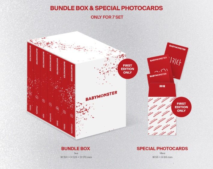 BABYMONSTER - 1st Mini Album [BABYMONS7ER] YG Tag Album Ver