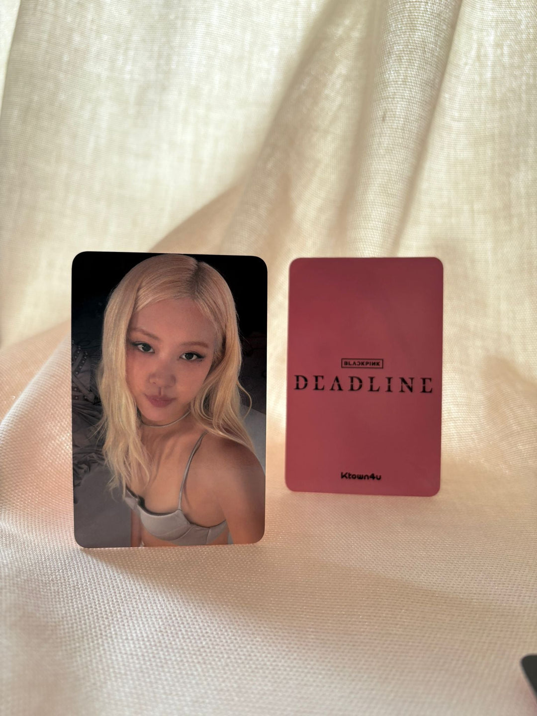 BLACKPINK - DEADLINE Ktown4u Fotokarte Photocard (Pink Ver.) - SeoulMate