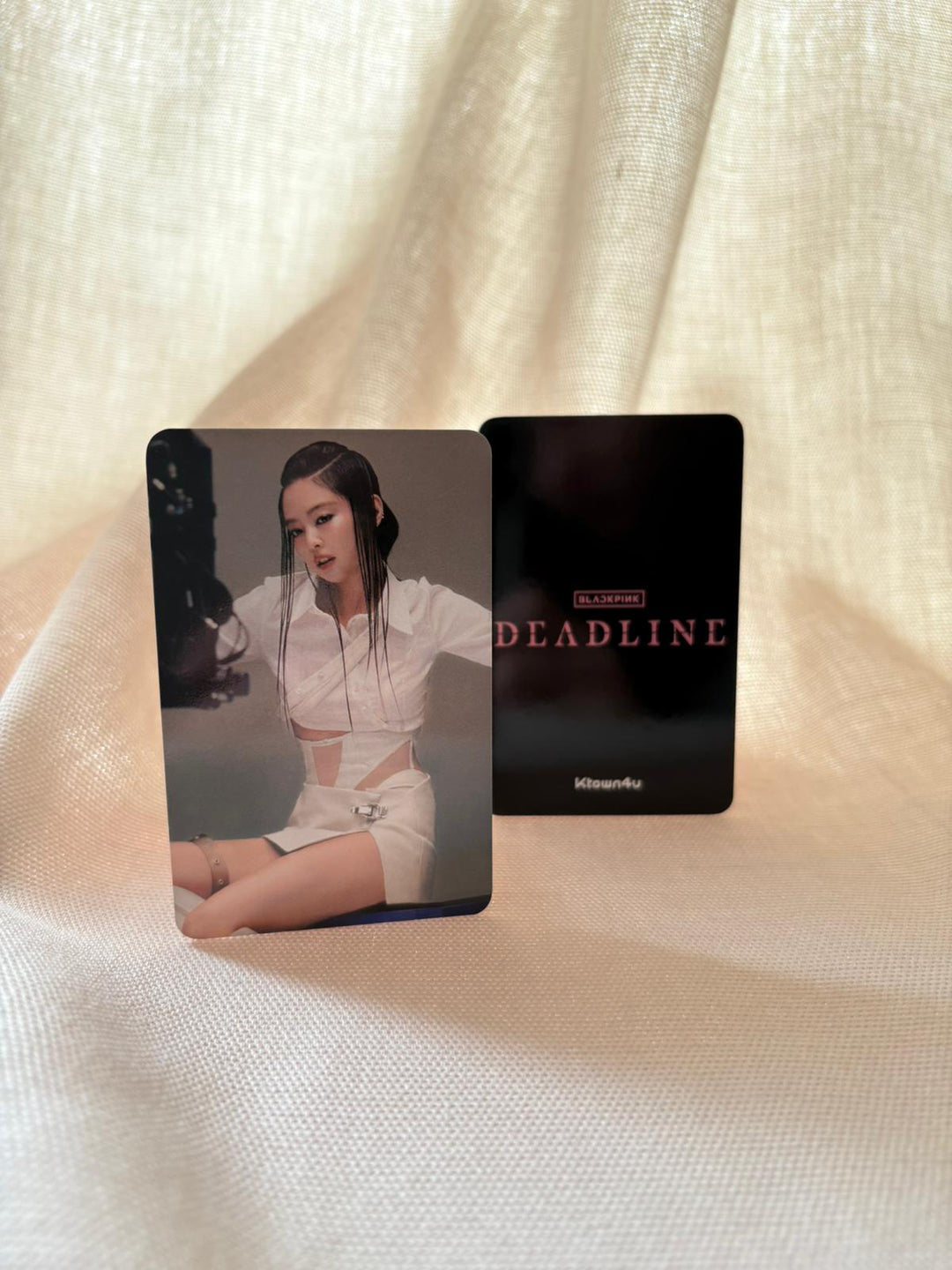 BLACKPINK - DEADLINE Ktown4u Fotokarte Photocard (Black Ver.)