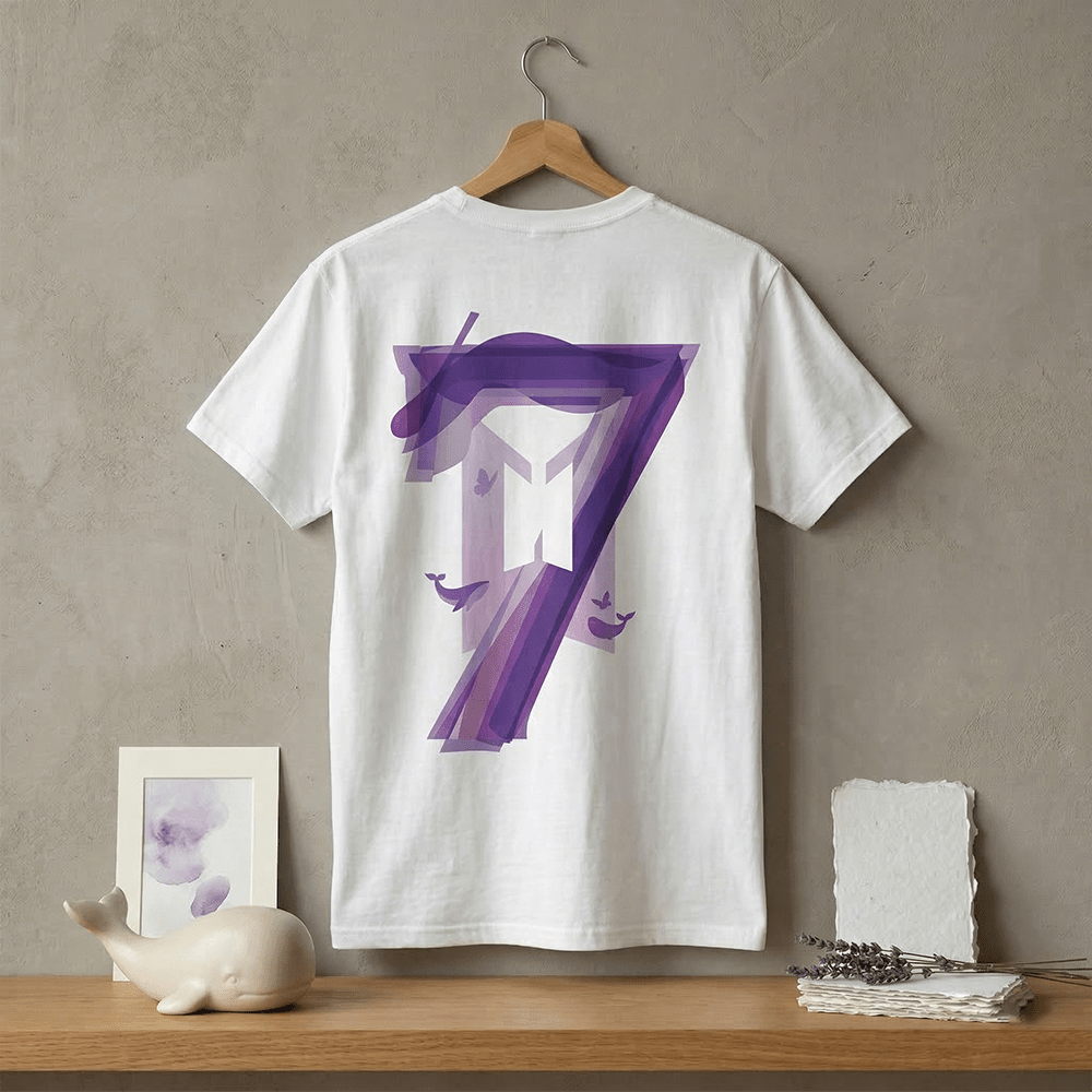 BTS Borahae "7" T-Shirt – I Purple You Army Shirt - SeoulMate