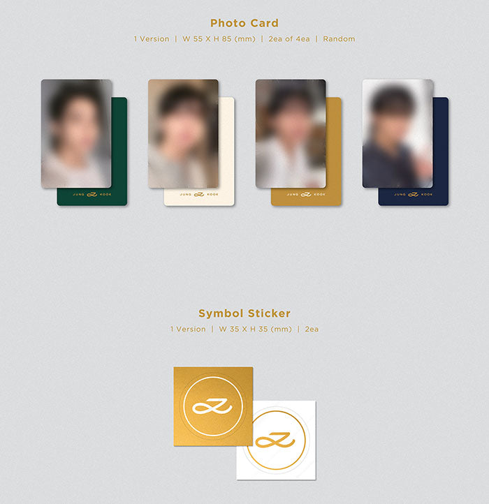 BTS Jung Kook - GOLDEN Set + WeVerse Gifts