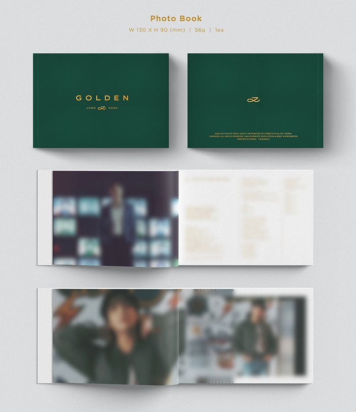 BTS Jung Kook - GOLDEN Set + WeVerse Gifts