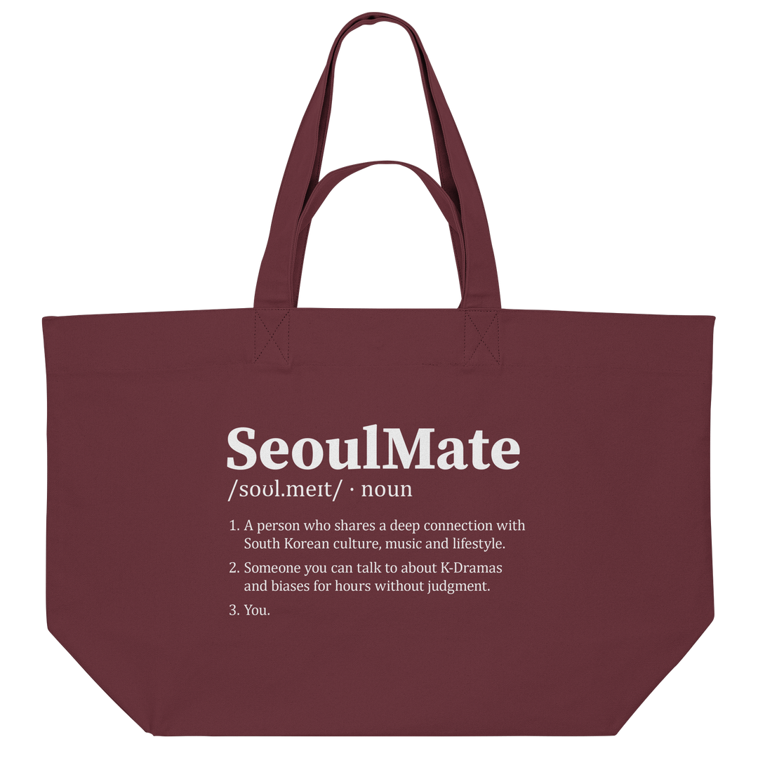 K-(Pop)-Fan Organic Shopping Bag "SeoulMate"