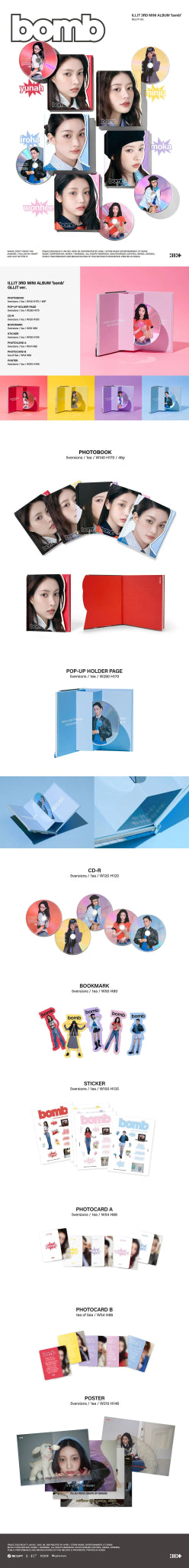 Illit - BOMB (3rd Mini - Album) GLLIT Ver. - SeoulMate