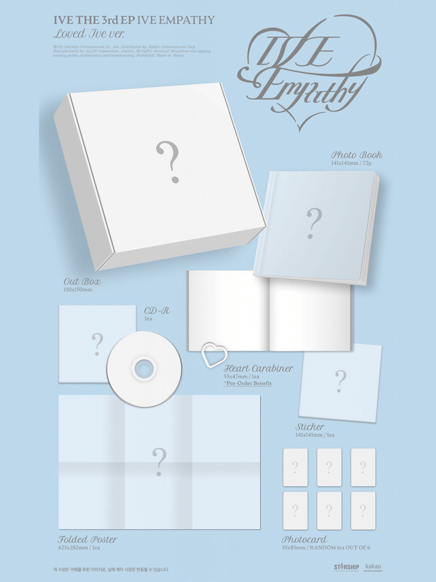 IVE - Empathy (3rd EP Album) (Limited Loved Ive Ver.) - Seoul - Mate