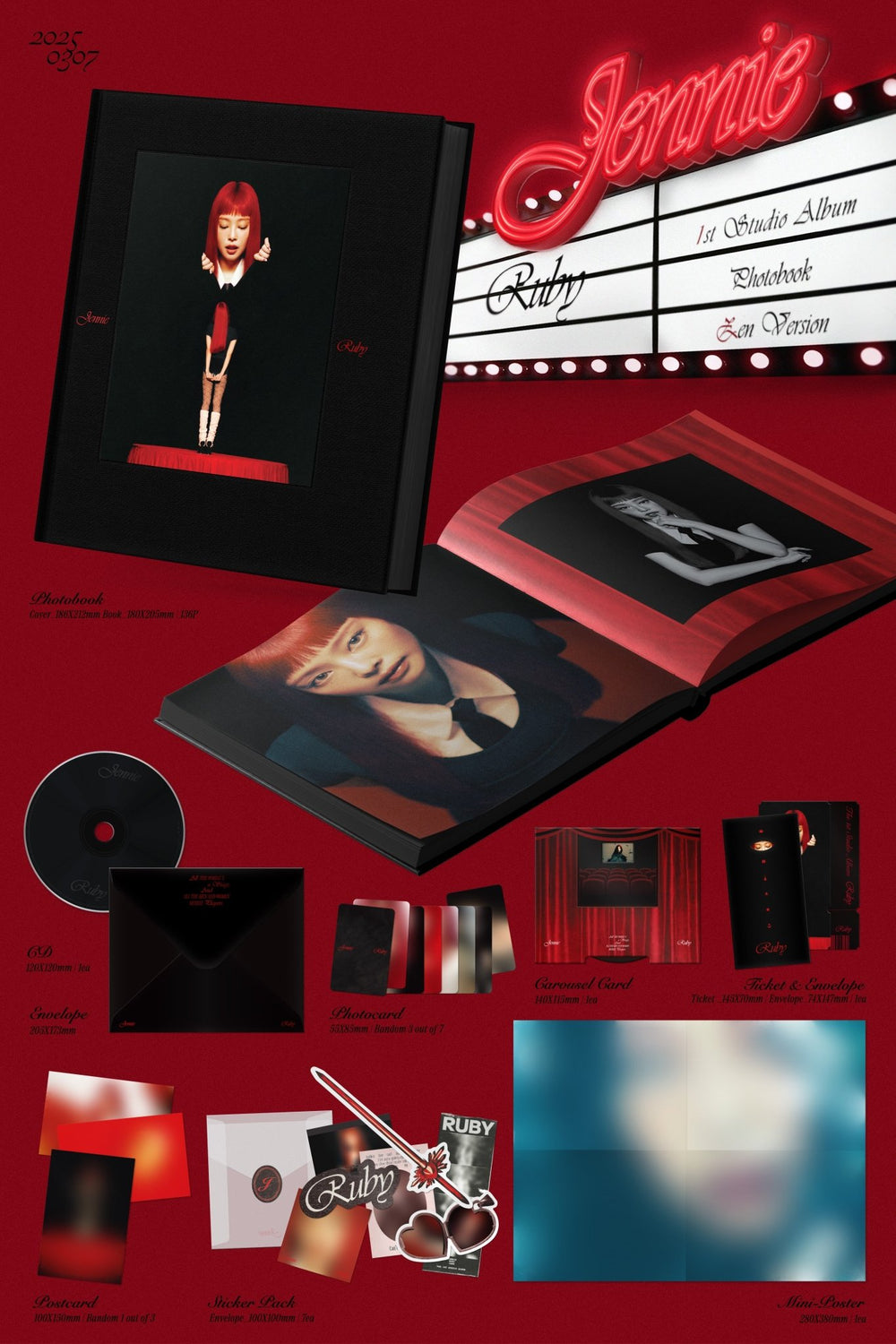 JENNIE - The 1st Studio Album [Ruby] - Seoul - Mate