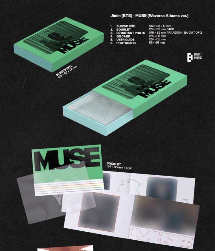 BTS JIMIN MUSE weverse 3形態セット 特典付き jp.ktown4u.com : [2CD セット] Jimin (BTS) - [MUSE]