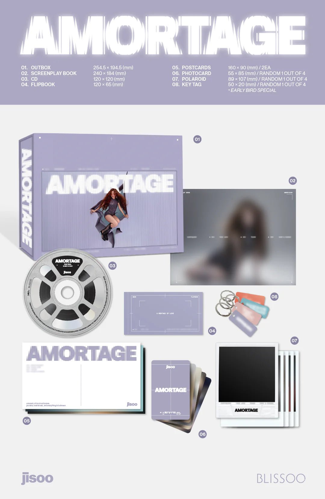 Jisoo (Blackpink) - AMORTAGE Exclusive Edition - Seoul - Mate