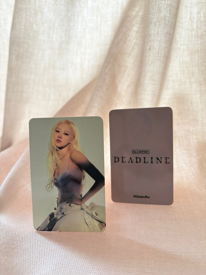BLACKPINK - DEADLINE Ktown4u Fotokarte Photocard (Silver Ver.)