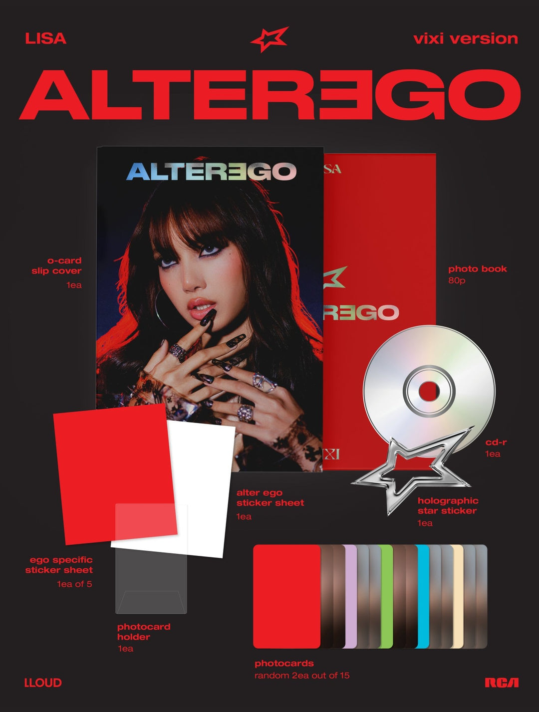 LISA (Blackpink) - ALTER EGO (Solo Album) Photobook Ver. - Seoul - Mate