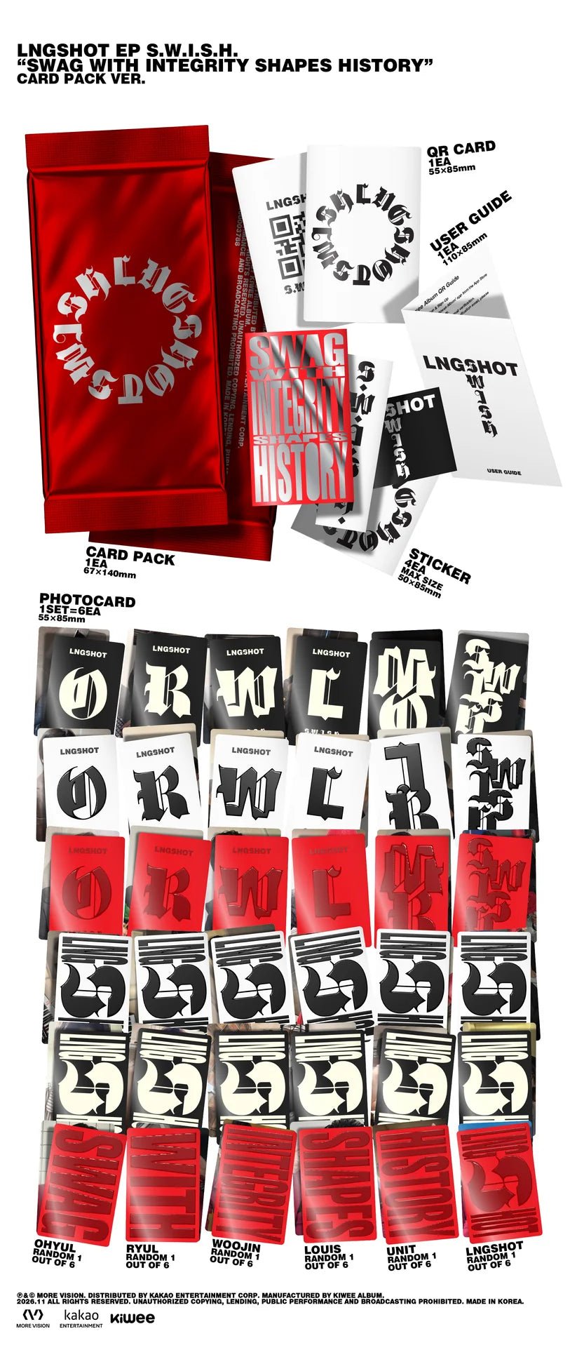 LNGSHOT - S.W.I.S.H. (Card Pack Ver.) - SeoulMate