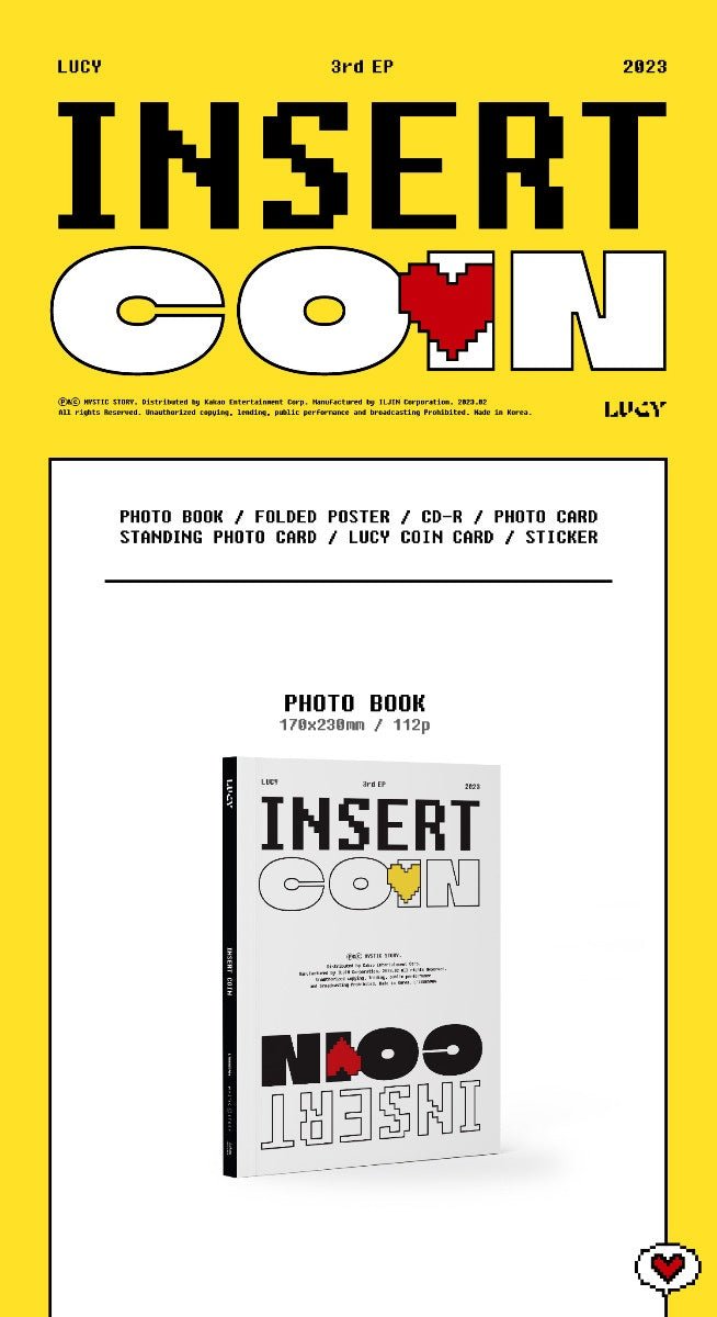 LUCY - INSERT COIN (3rd EP Album) - Seoul - Mate