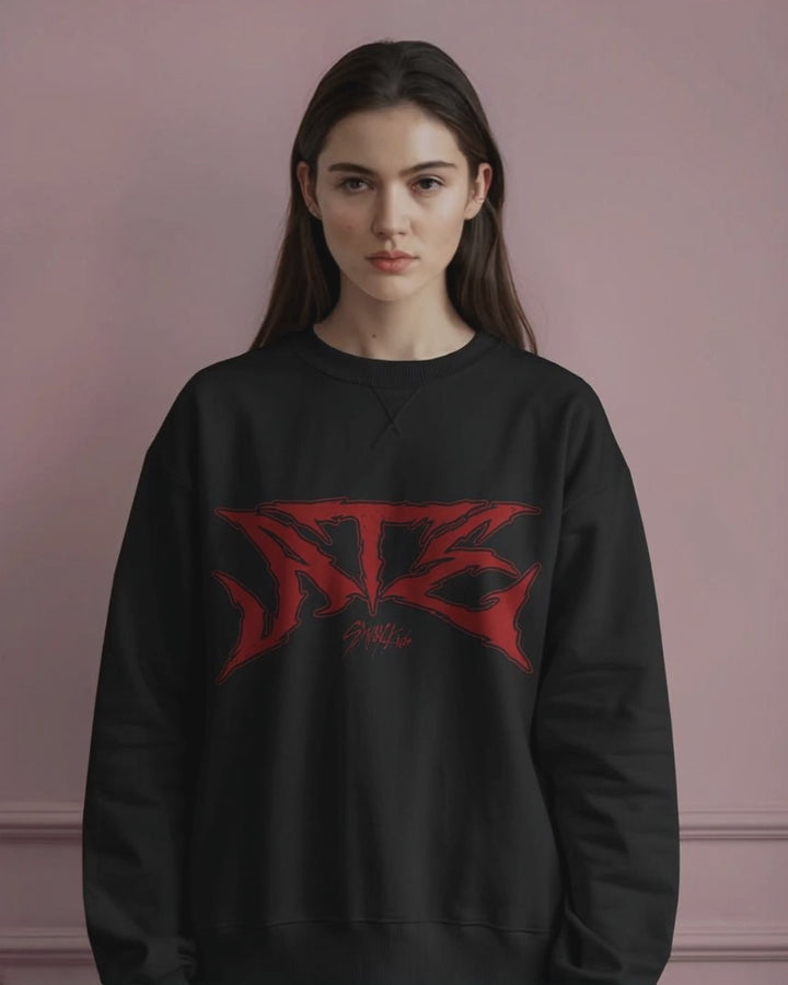 Stray Kids ATE Oversized Sweatshirt – Unisex K-Pop Pullover