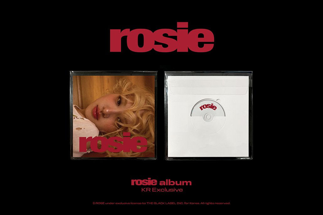 (YG POB) Rosé (BLACKPINK) - rosie (1st Studio Album) (Korea Exclusive Ver.) - Seoul - Mate