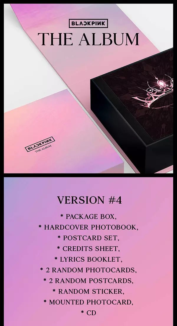 BLACKPINK The Album First Edition CD UNBOXING 