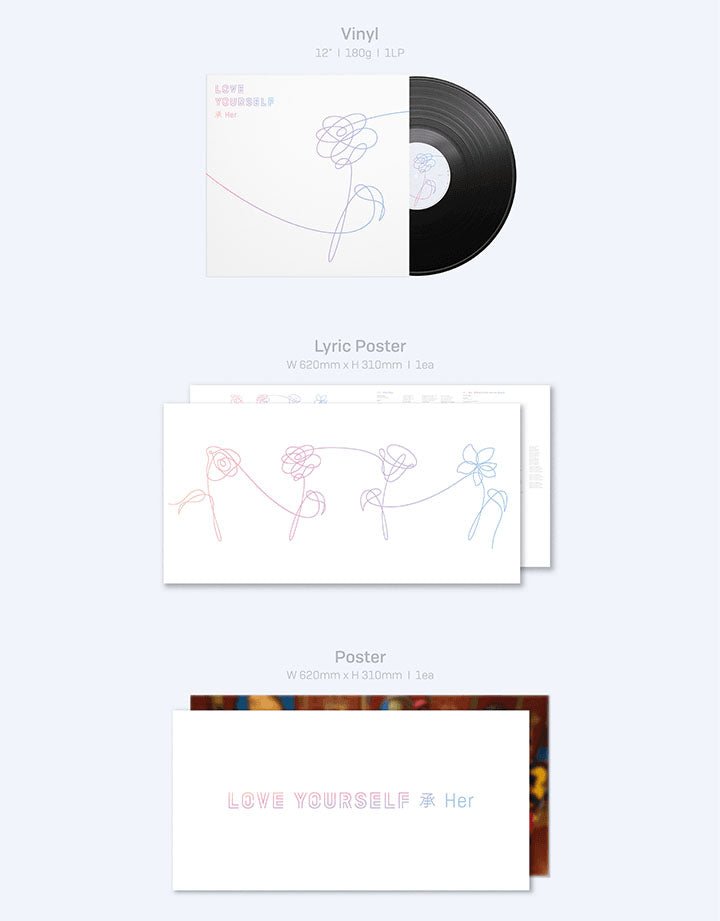 BTS - LOVE YOURSELF 承 'Her' (Vinyl LP Record)