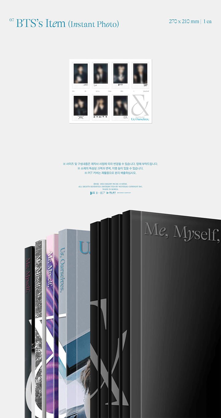 BTS - Us, Ourselves, and BTS 'WE' Photobook – SeoulMate