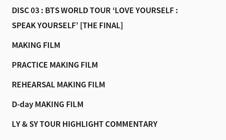 BTS - World Tour 'Love Yourself: Speak Yourself' The Final (Blu