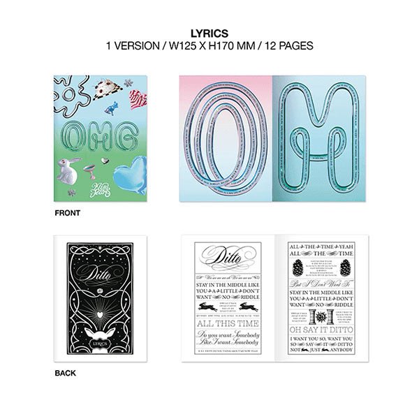 NEWJEANS - OMG (Message Card Ver.) (6 Alben-Set) - Seoul-Mate